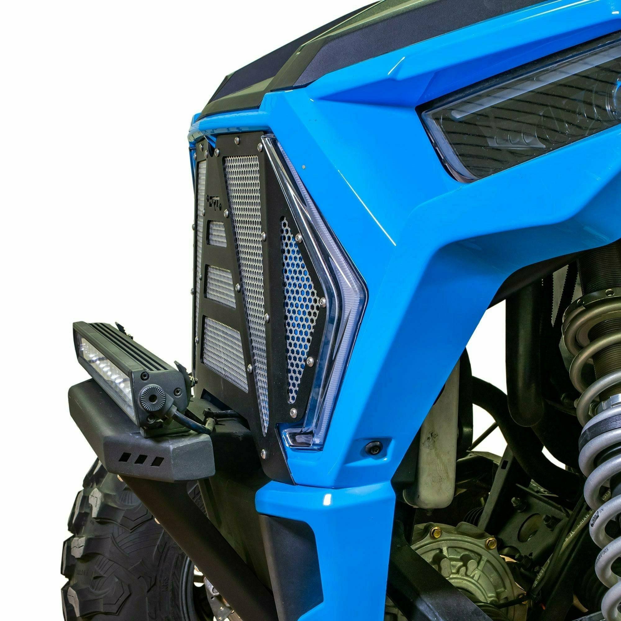 DRT Motorsports Polaris RZR (2019+) Aluminum Front Grille - Image 4
