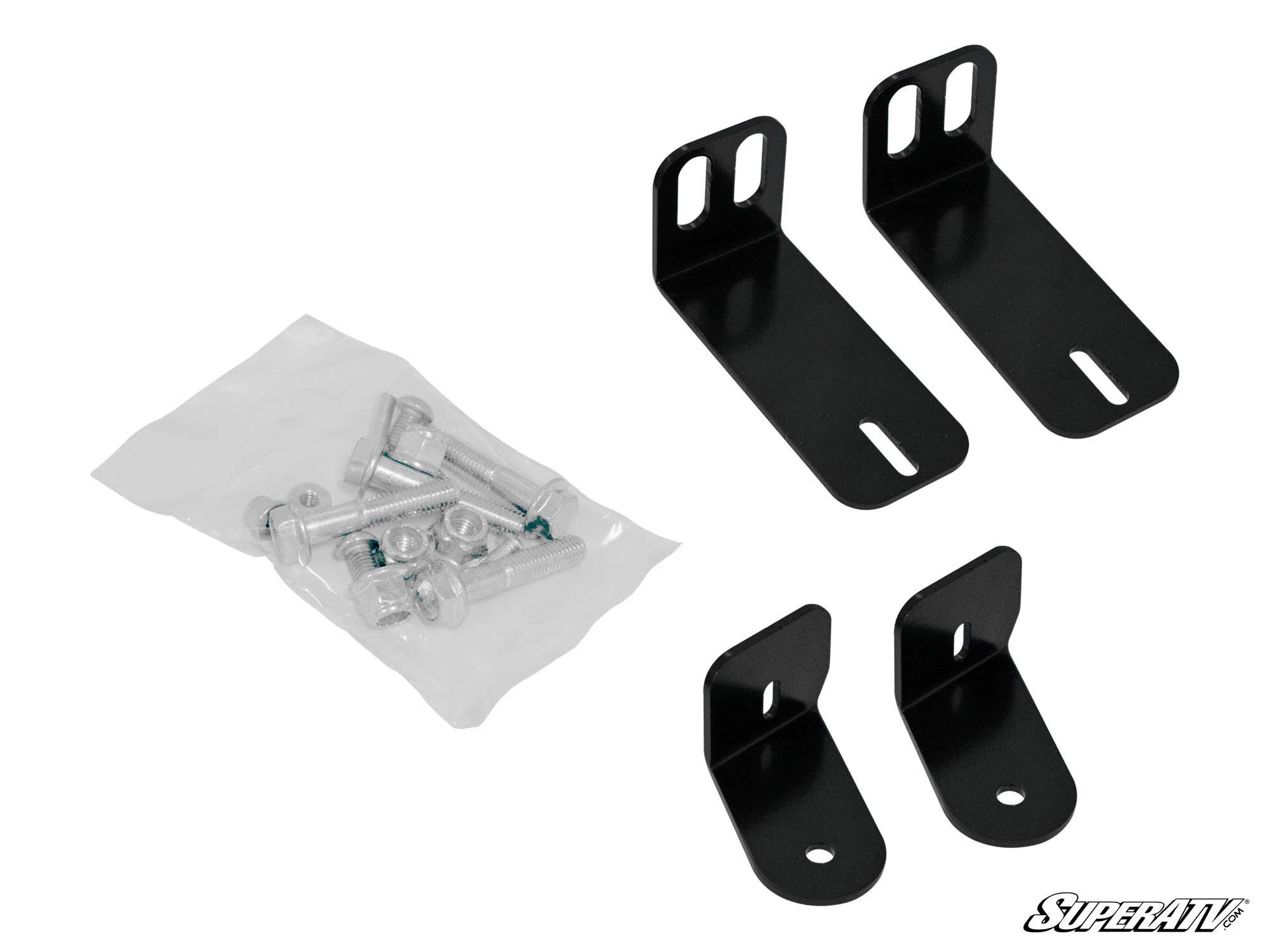 SuperATV Polaris RZR 30" Light Bar Mounting Bracket - Flush to Hood - Durable + Easy Install (2024+) - Image 3