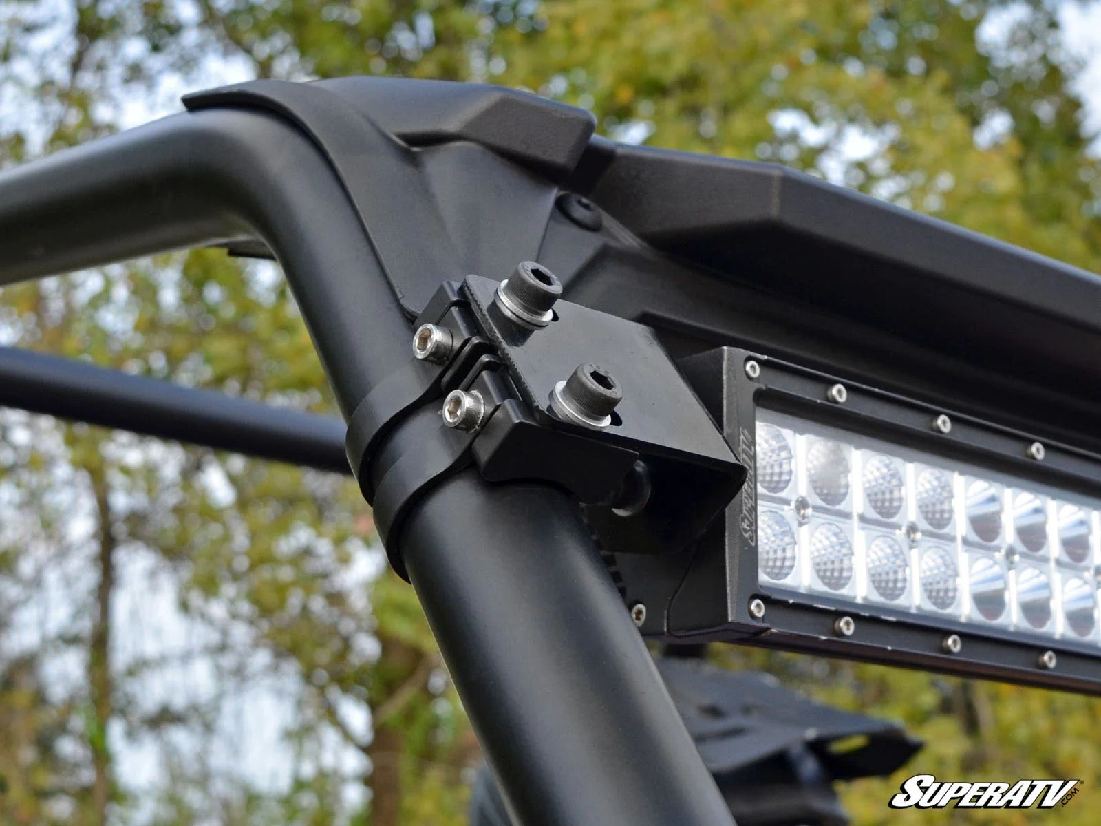 SuperATV Polaris RZR 30" Light Bar Cage Mounting Bracket - Effortless Installation + Extreme Durability (2014+) - Image 2