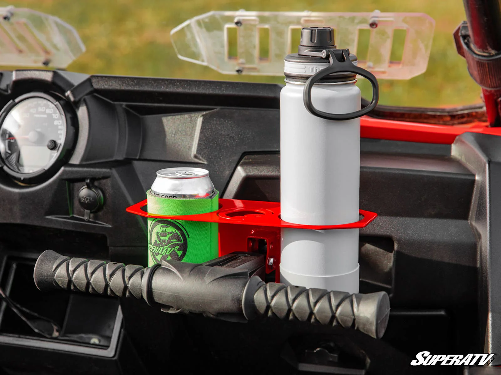SuperATV Polaris RZR Grab Bar Cup Holder - Image 4
