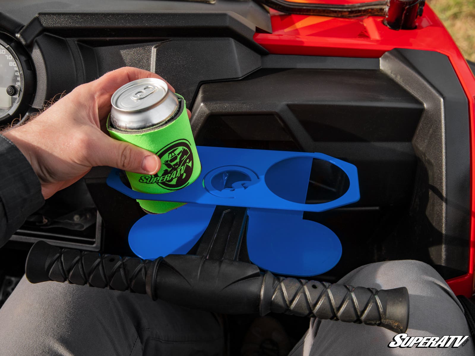 SuperATV Polaris RZR Grab Bar Cup Holder - Image 5