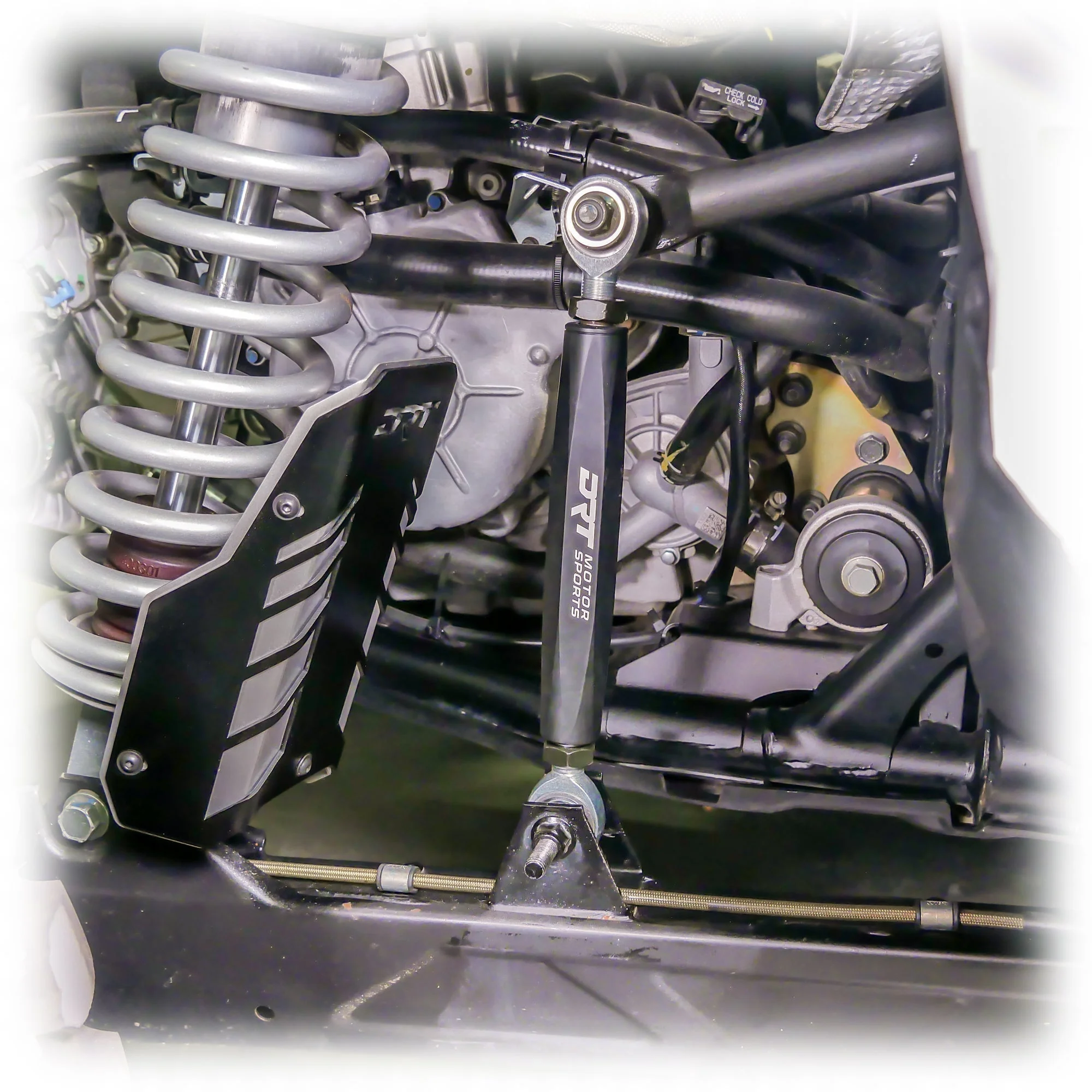 DRT Motorsports Polaris RZR Pro XP Billet Aluminum Hex Bar Adjustable Rear Sway Bar Link Kit (M10) - Image 7