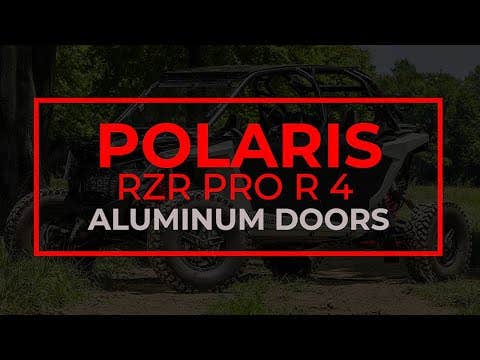 SuperATV Polaris RZR Pro R 4 Aluminum Doors - Image 15