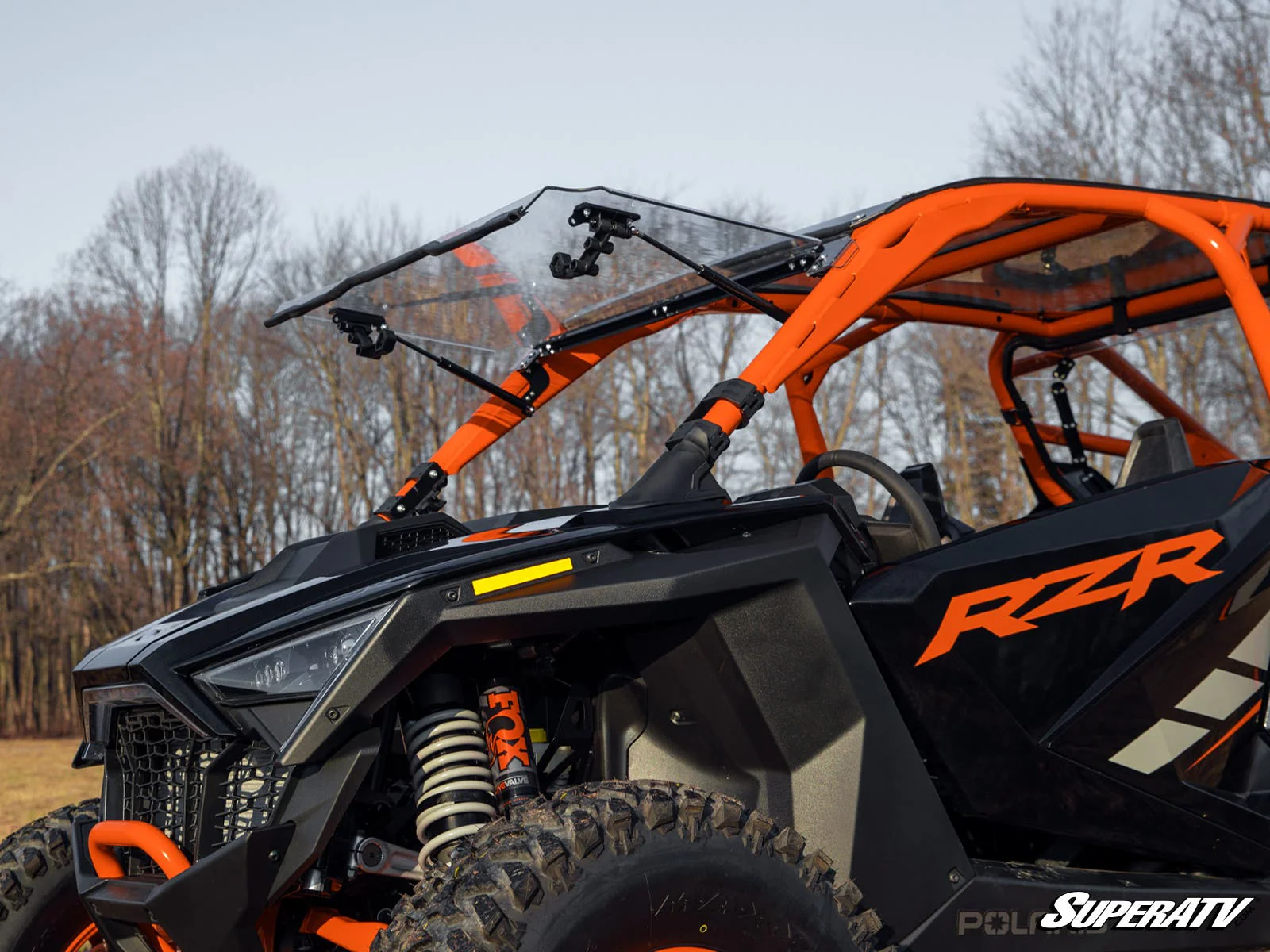 SuperATV Polaris RZR Pro R 4 Flip Windshield - Image 3
