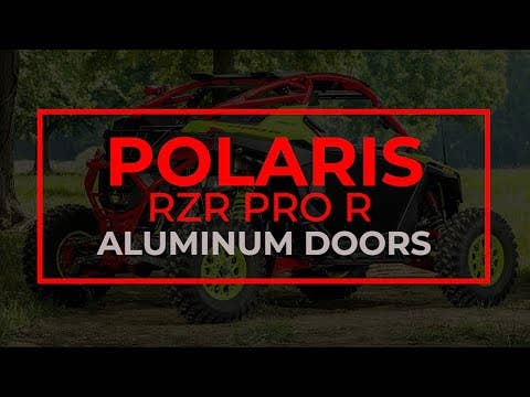 SuperATV Polaris RZR Pro R Aluminum Doors - Image 9