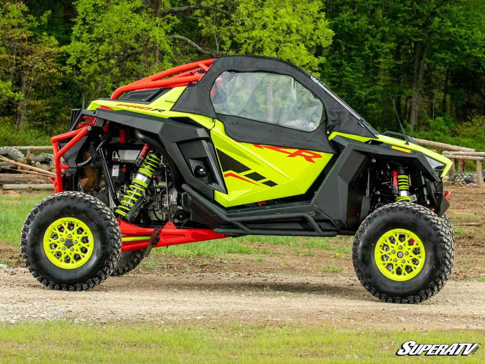 SuperATV Polaris RZR Pro R Primal Soft Cab Enclosure Upper Doors - Image 2