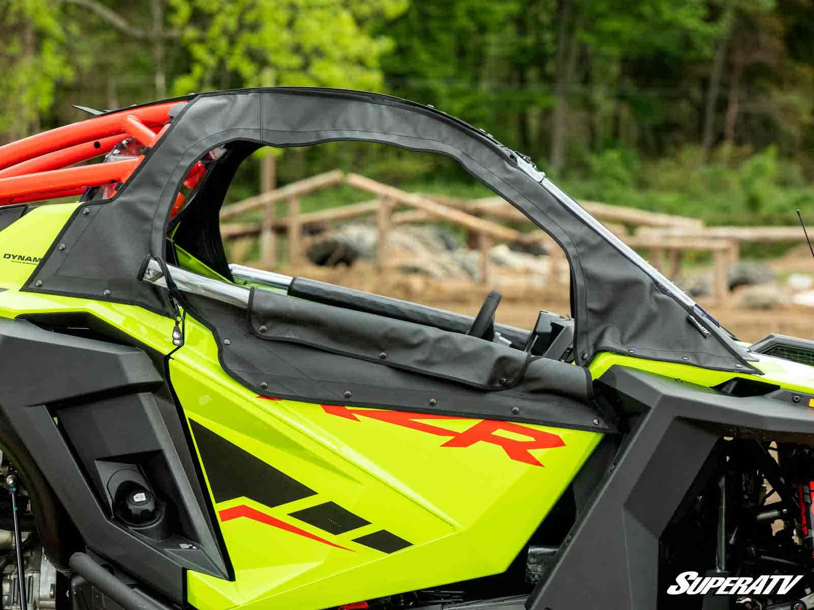 SuperATV Polaris RZR Pro R Primal Soft Cab Enclosure Upper Doors - Image 4