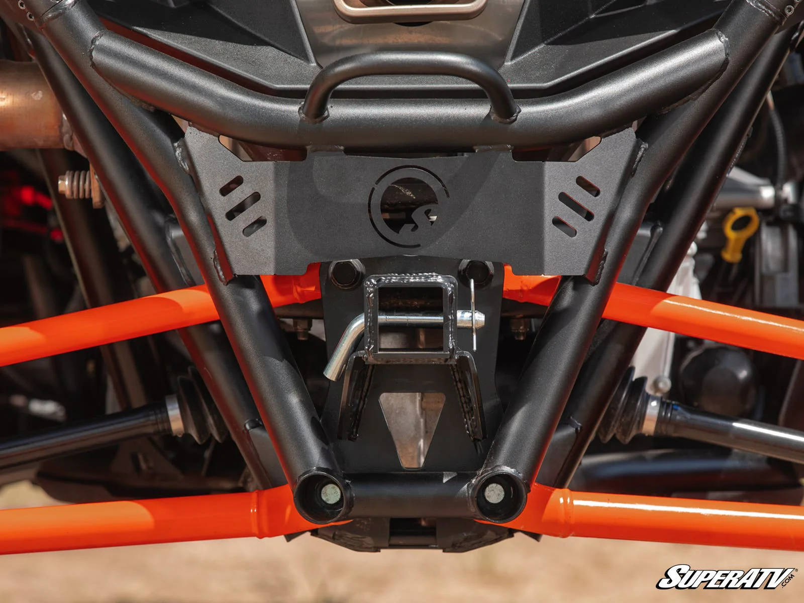SuperATV Polaris RZR Pro R Rear Receiver Hitch - Image 4