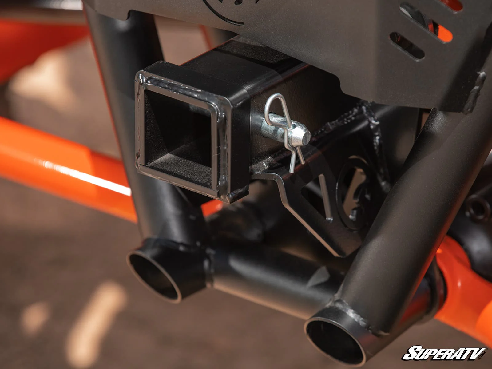 SuperATV Polaris RZR Pro R Rear Receiver Hitch - Image 5