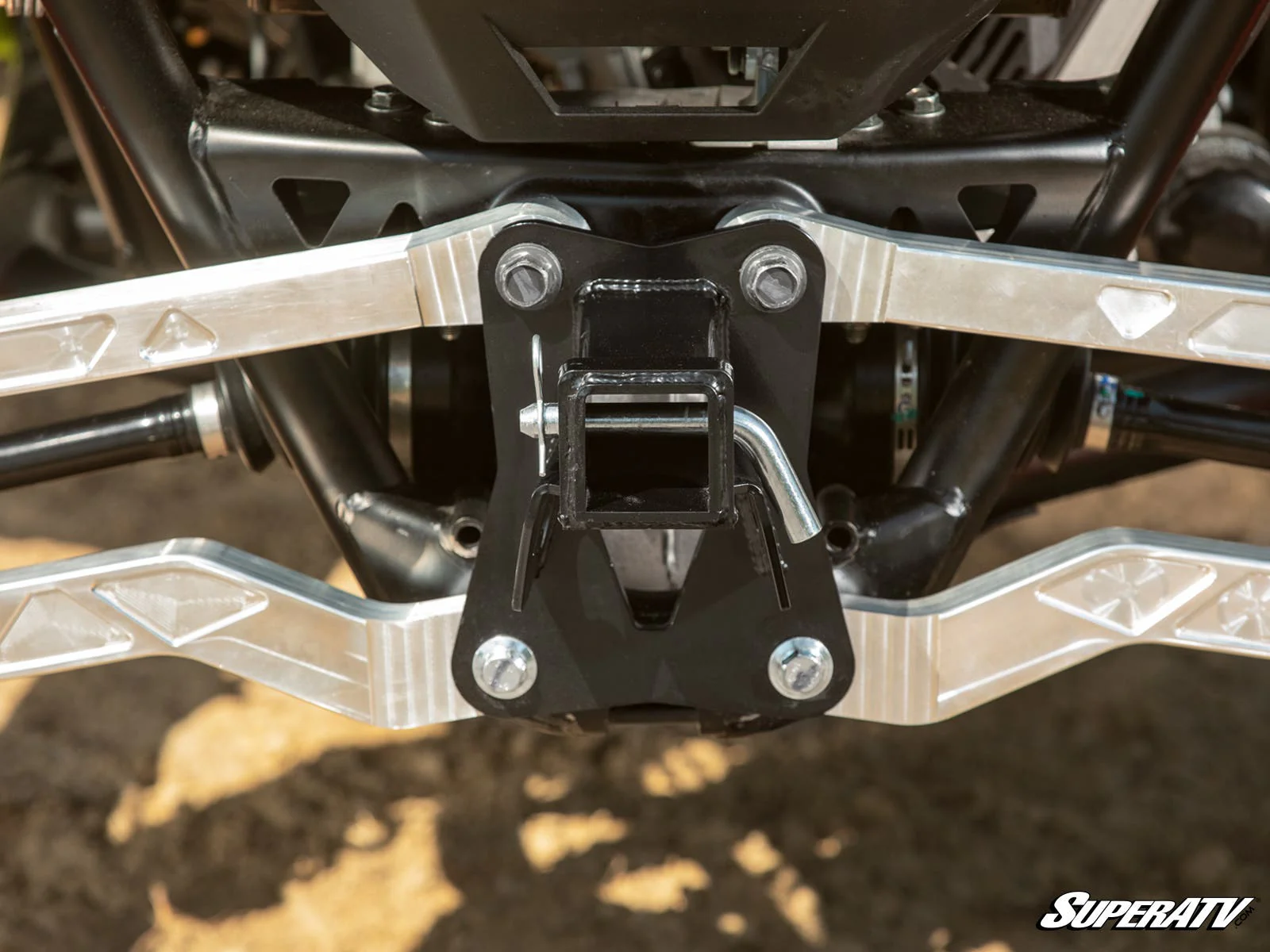 SuperATV Polaris RZR Pro R Rear Receiver Hitch - Image 6