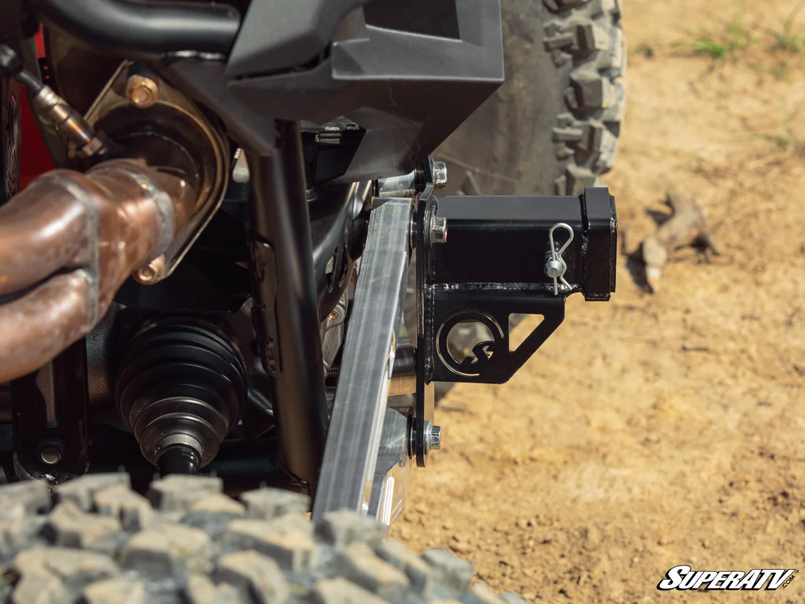 SuperATV Polaris RZR Pro R Rear Receiver Hitch - Image 9