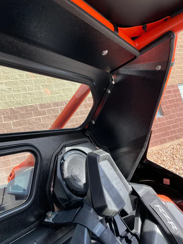 Dirt Warrior Polaris RZR Pro R 2022+ Rear Glass Windshield with Vents | DOT Safety Glass & Aluminum Frame - Image 2