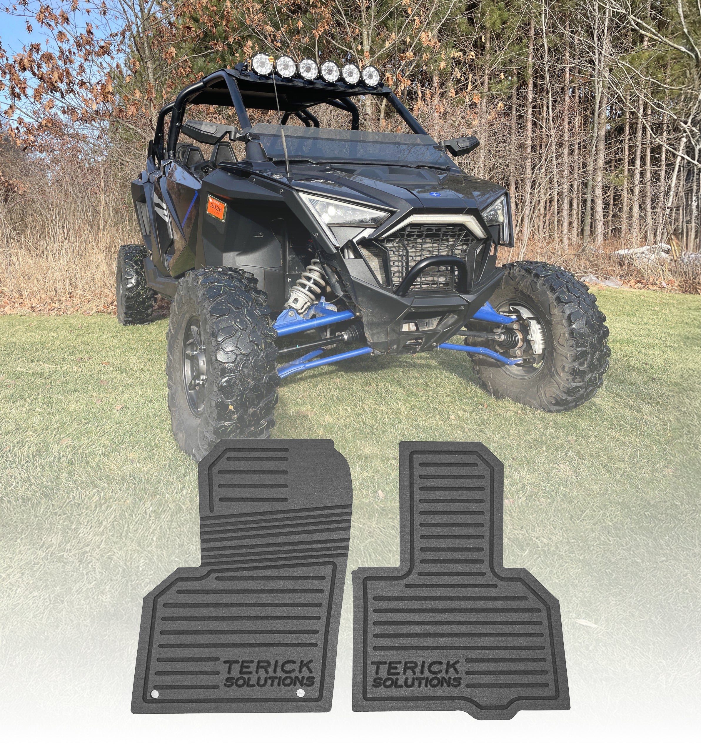 Polaris RZR PRO R Rubber Floor Mats - Insulation + Grip - Image 2