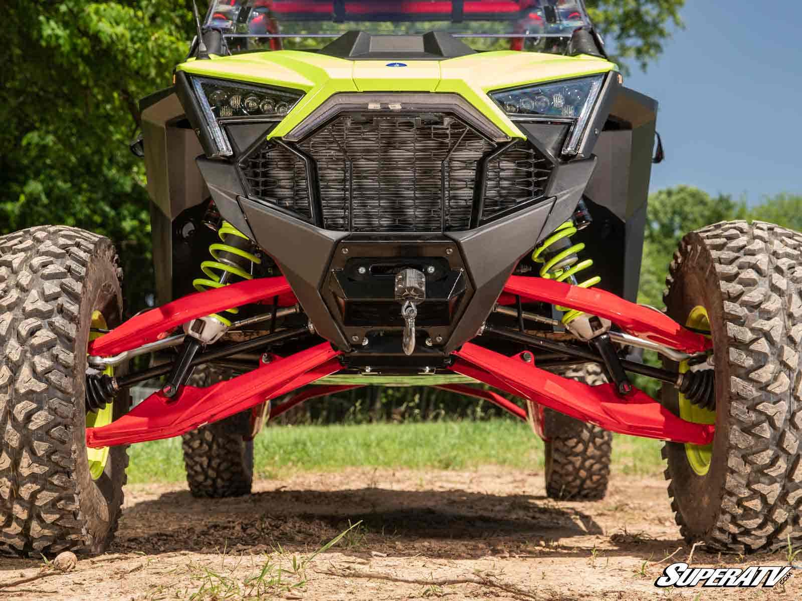 SuperATV Polaris RZR Pro R Winch Mounting Plate - Image 4