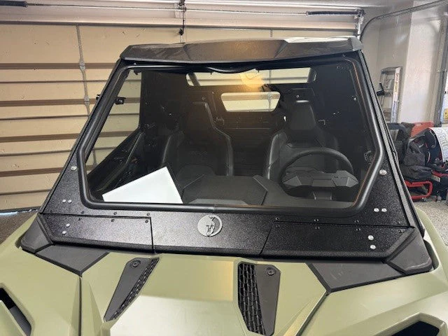 Dirt Warrior Polaris RZR Pro S 2025+ Front Glass Windshield with Vents | DOT Safety Glass & Aluminum Frame - Image 3