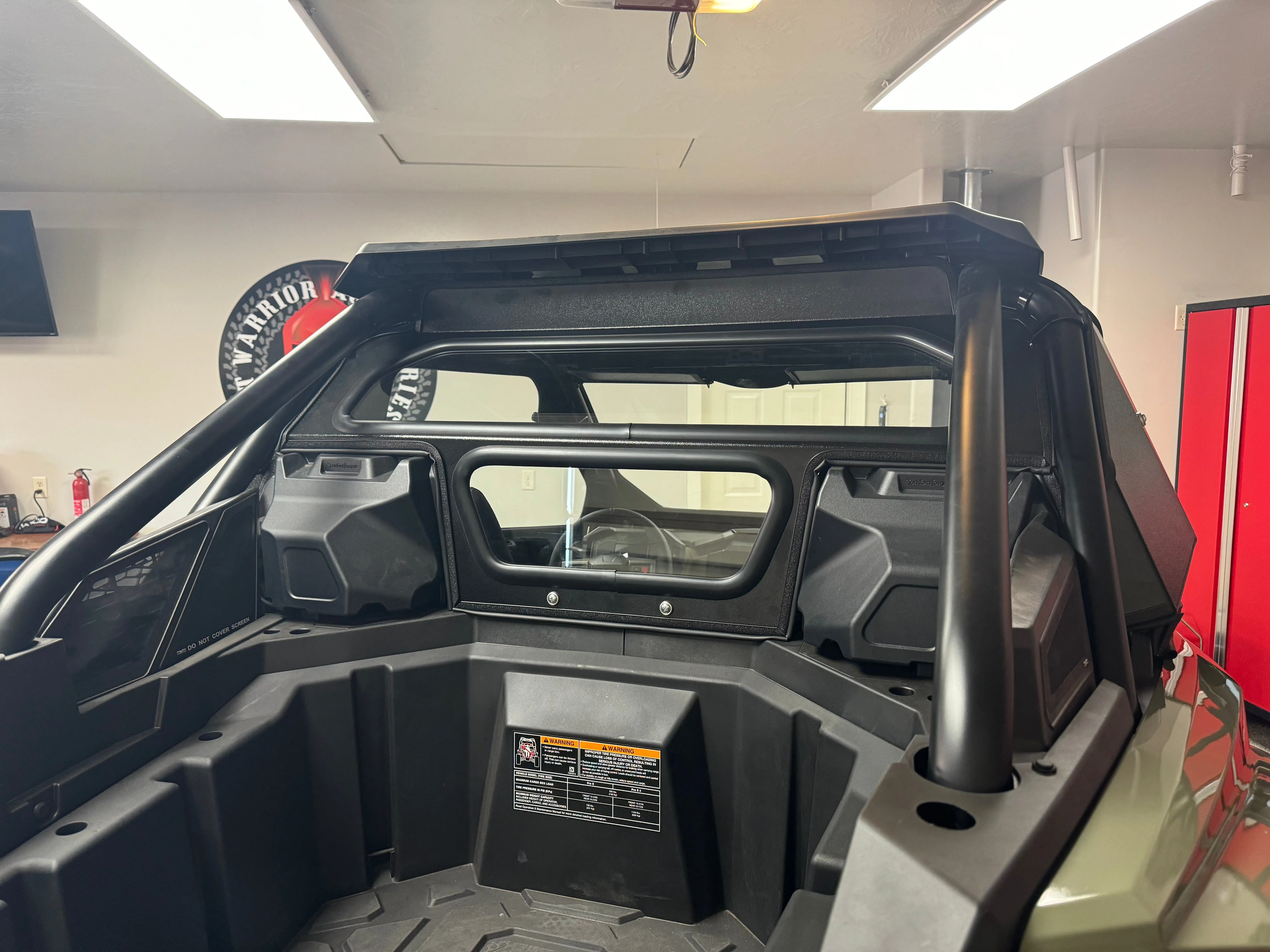 Polaris RZR PRO S Rear Windscreen - Protects Rockford Fosgate Speakers + Weather Resistant (2025+) - Image 3