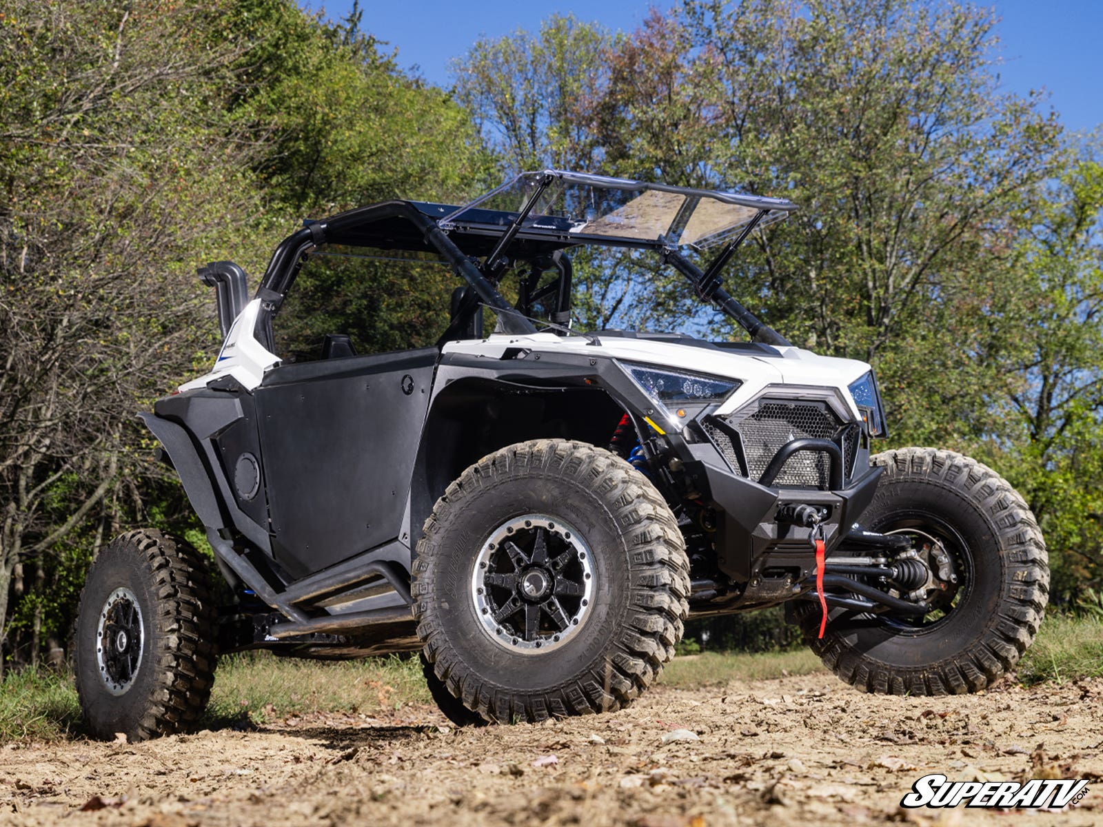 SuperATV Polaris RZR Pro XP MaxDrive Power Flip Windshield - Image 2