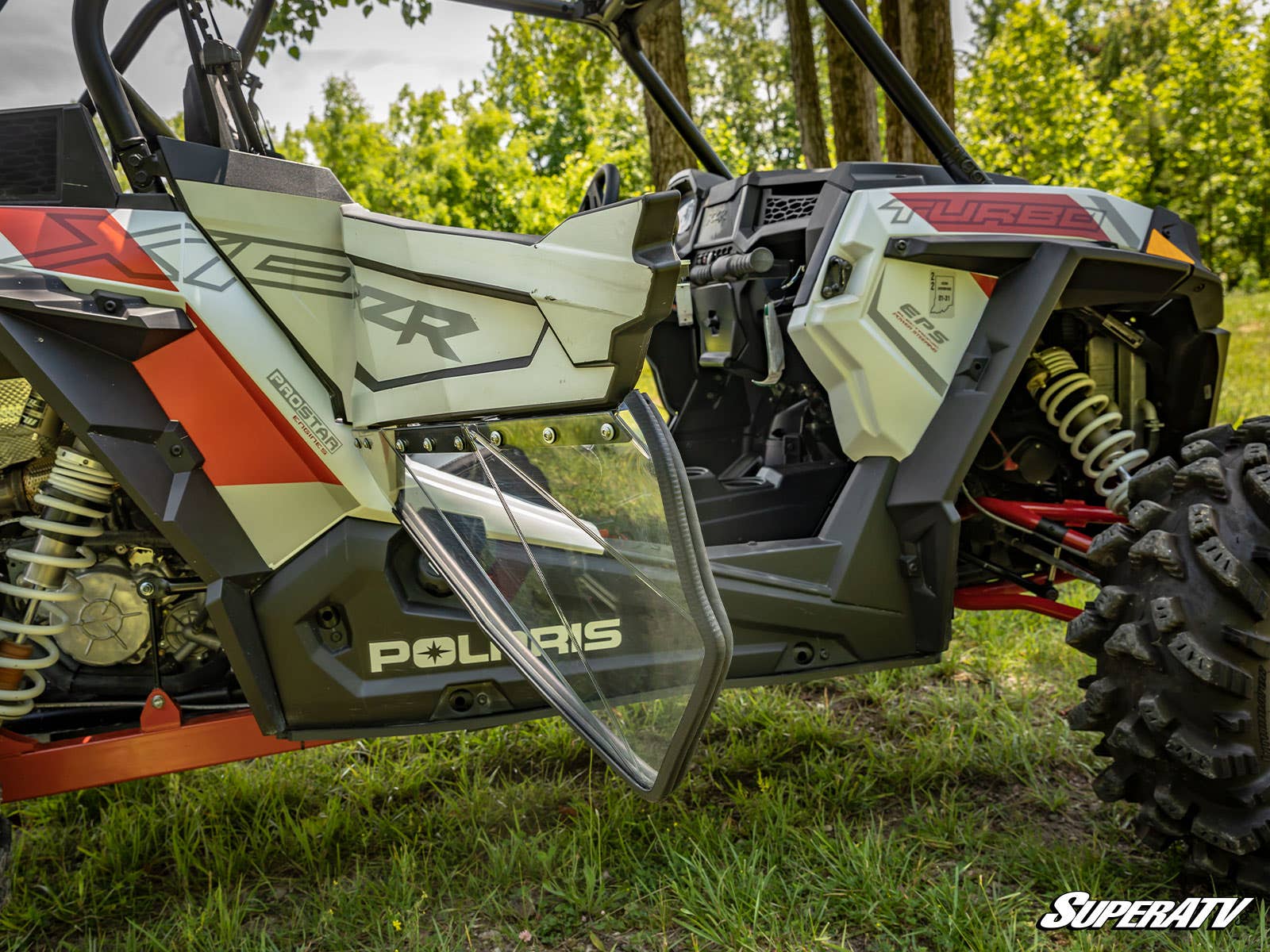 SuperATV Polaris RZR S 1000 Clear Lower Doors - Image 6