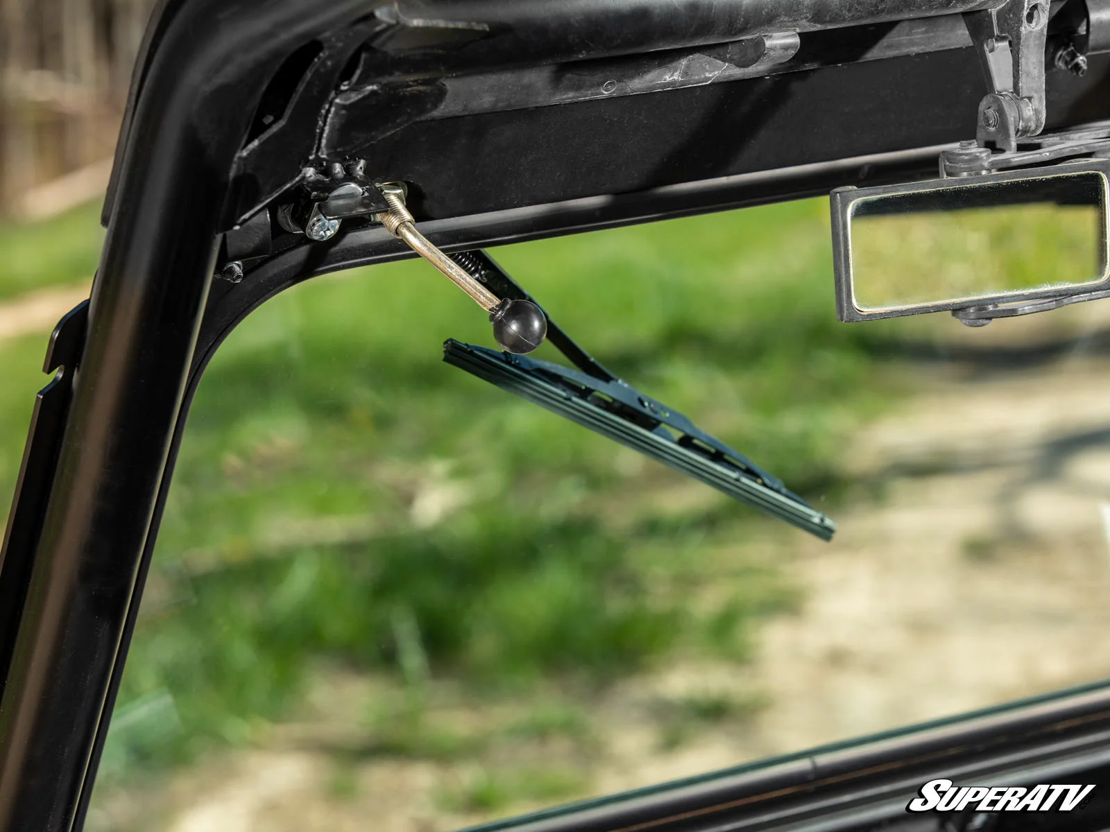 SuperATV Polaris RZR S 1000 Flip Down Glass Windshield - Image 7