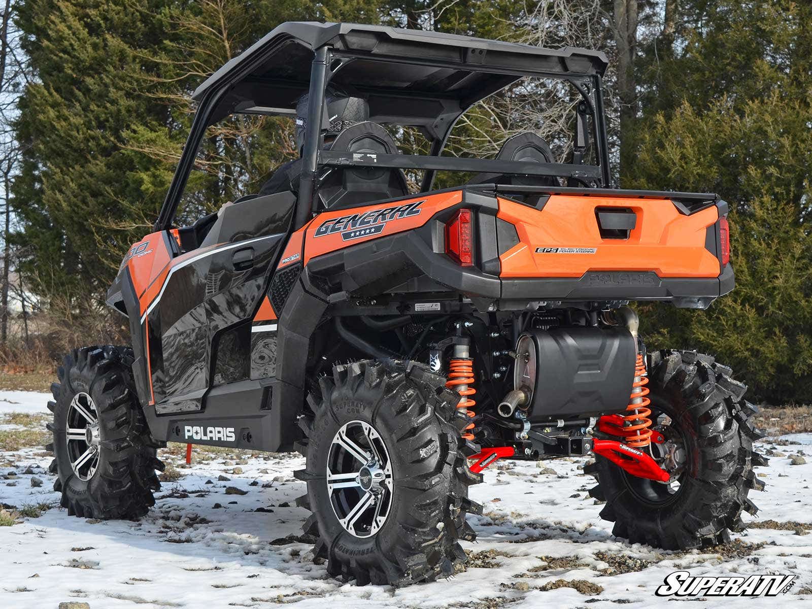 SuperATV Polaris RZR S 1000 High Clearance 1.5" Rear Offset A-Arms - Image 2