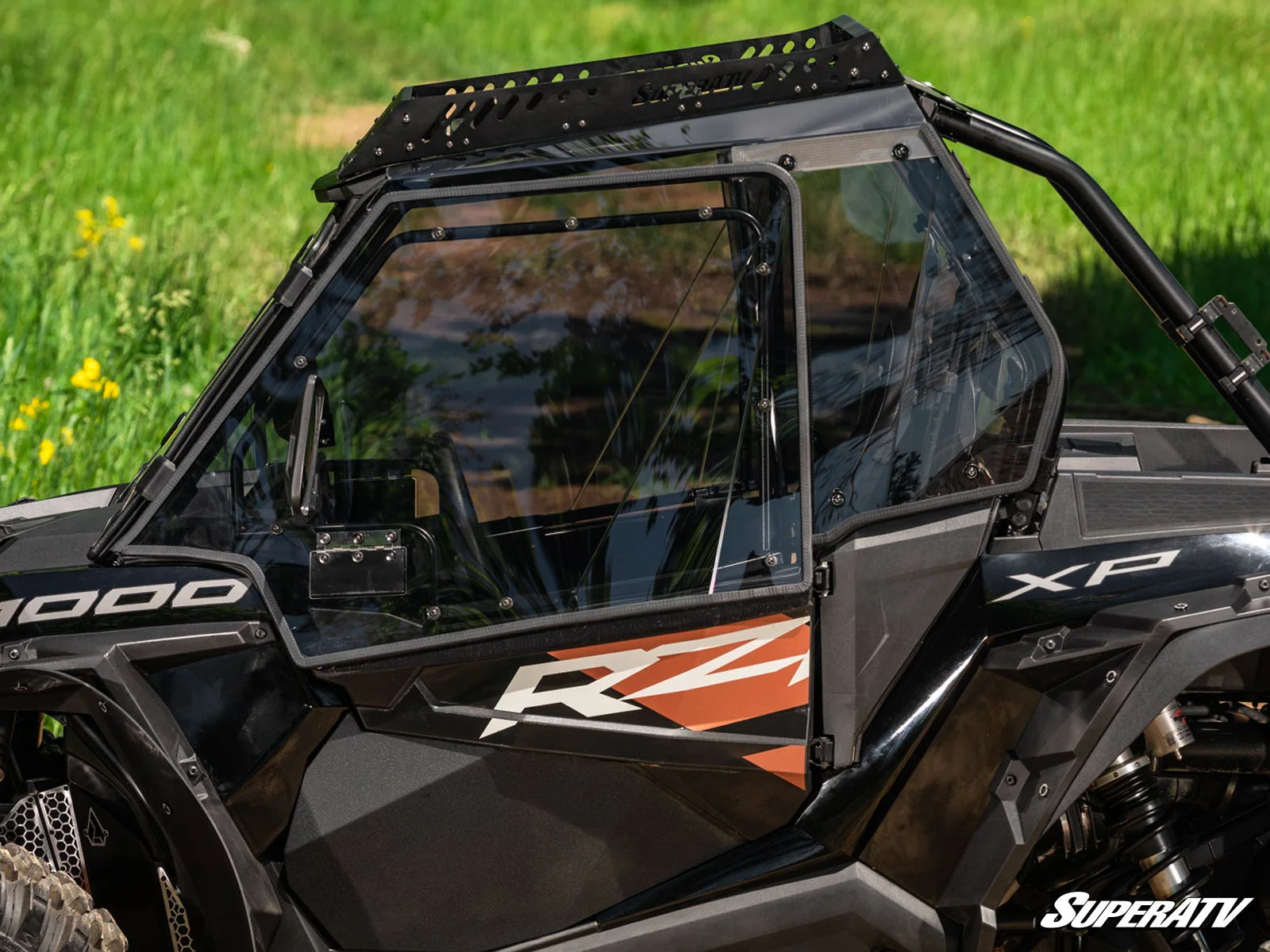 SuperATV Polaris RZR S 900 Hard Cab Enclosure Upper Doors - Image 6
