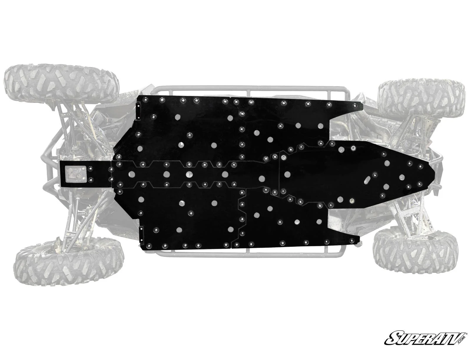 SuperATV Polaris RZR S4 1000 Full Skid Plate - Image 2