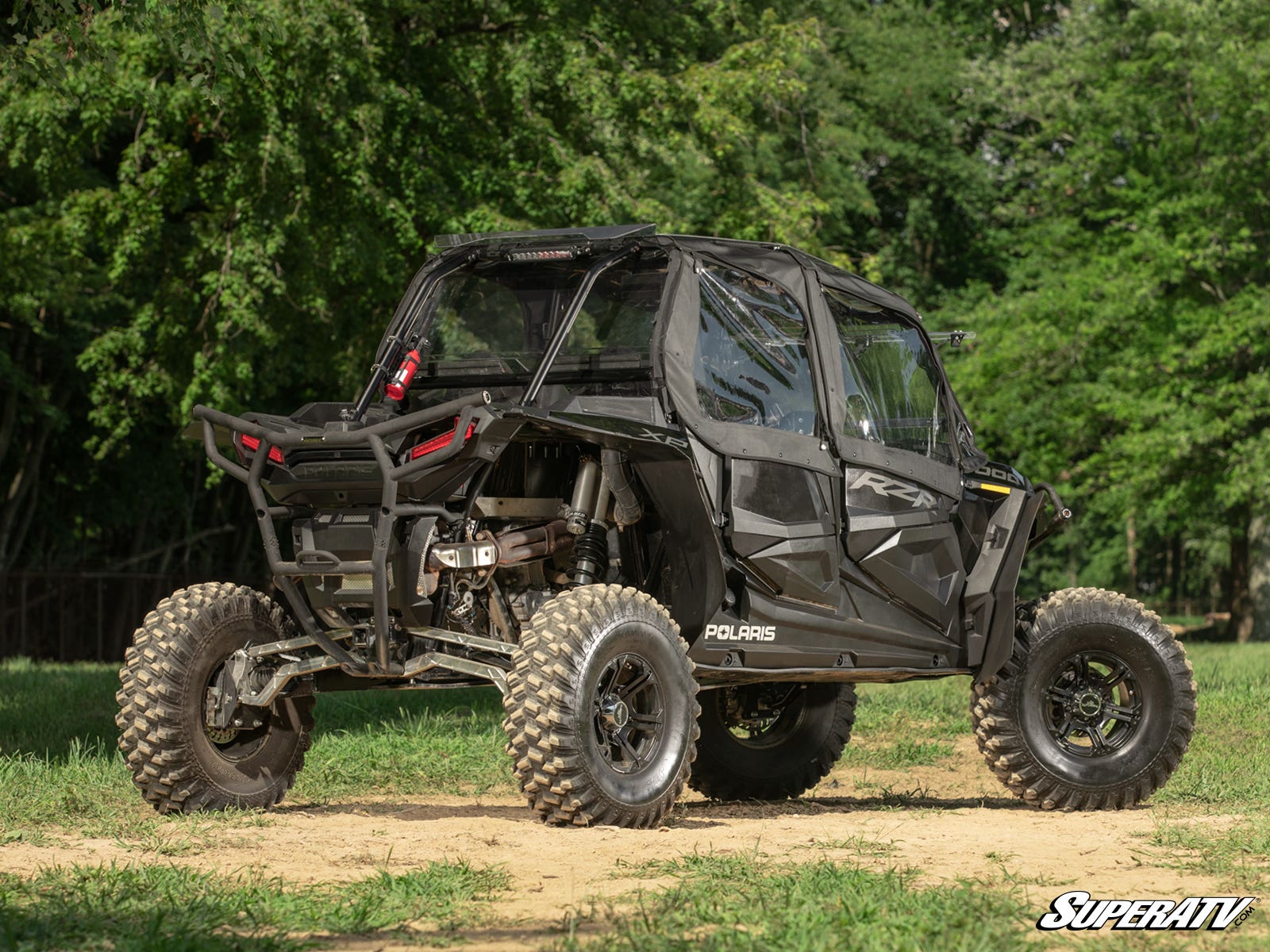 SuperATV Polaris RZR S4 1000 Primal Soft Cab Enclosure Upper Doors - Image 2