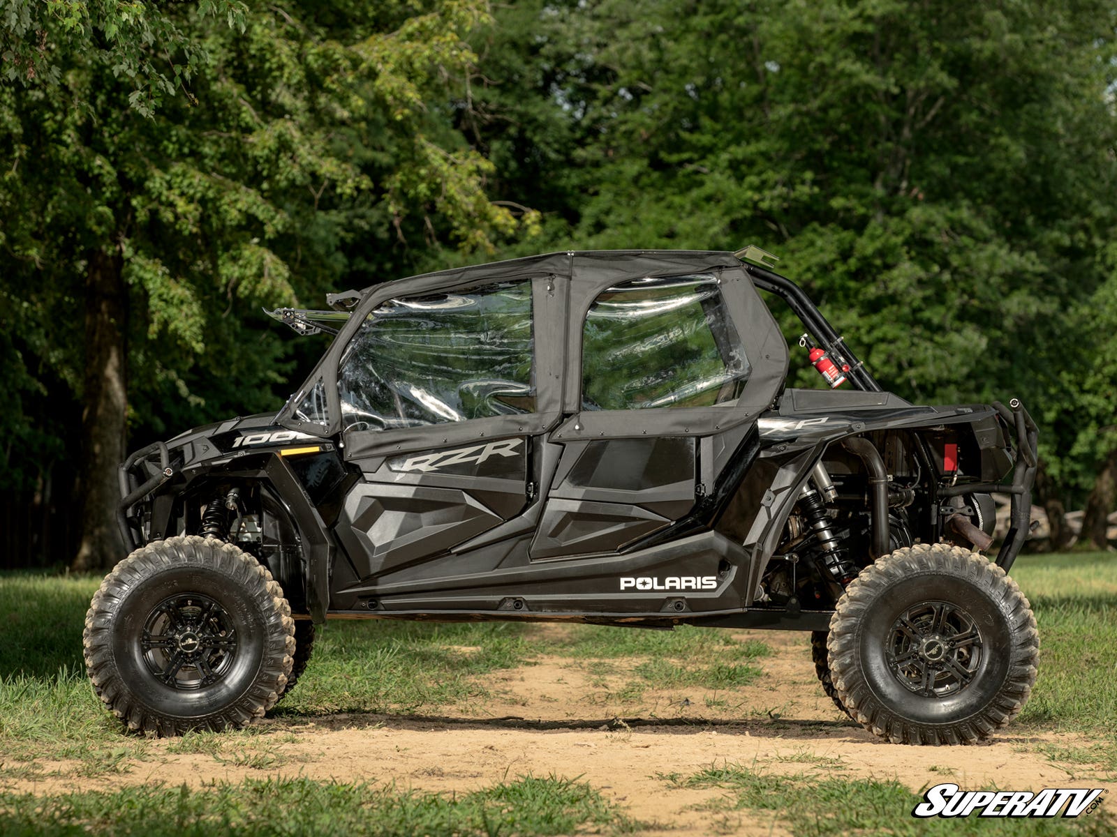 SuperATV Polaris RZR S4 1000 Primal Soft Cab Enclosure Upper Doors - Image 4