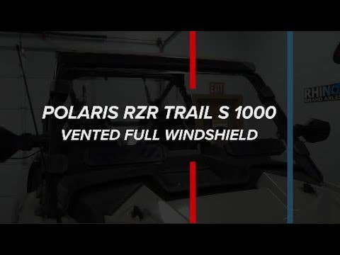 SuperATV Polaris RZR Trail 900 Vented Full Windshield - Image 11