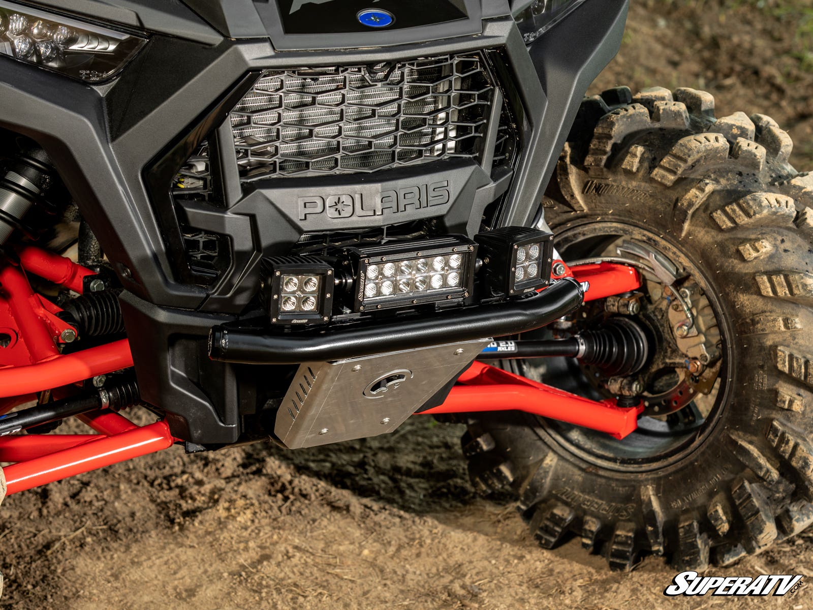SuperATV Polaris RZR Trail S 900 Prerunner Front Bumper - Image 3