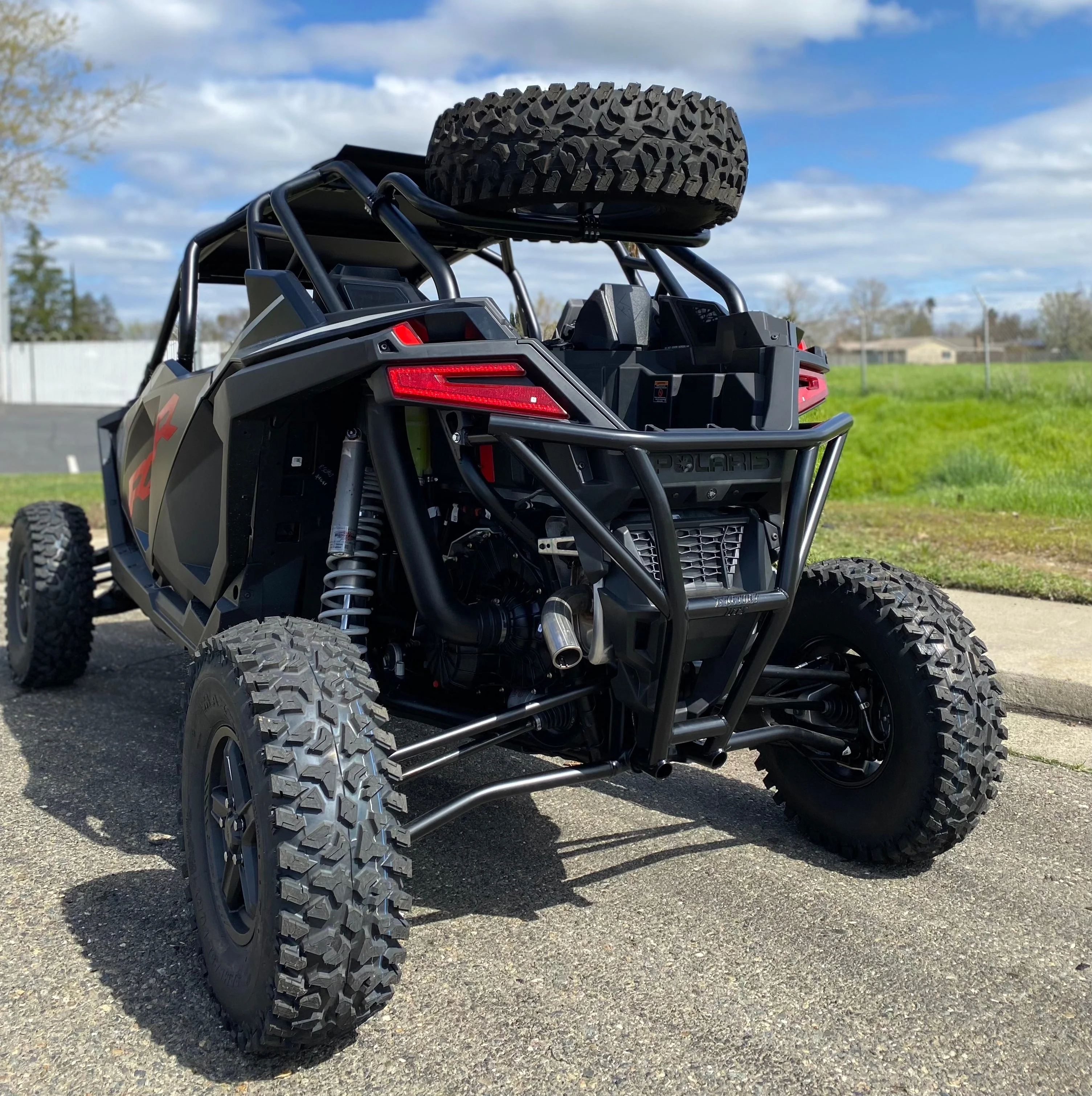 Polaris RZR Turbo R 4 / Pro S 4 Dual Clamp Spare Tire Mount - Image 2
