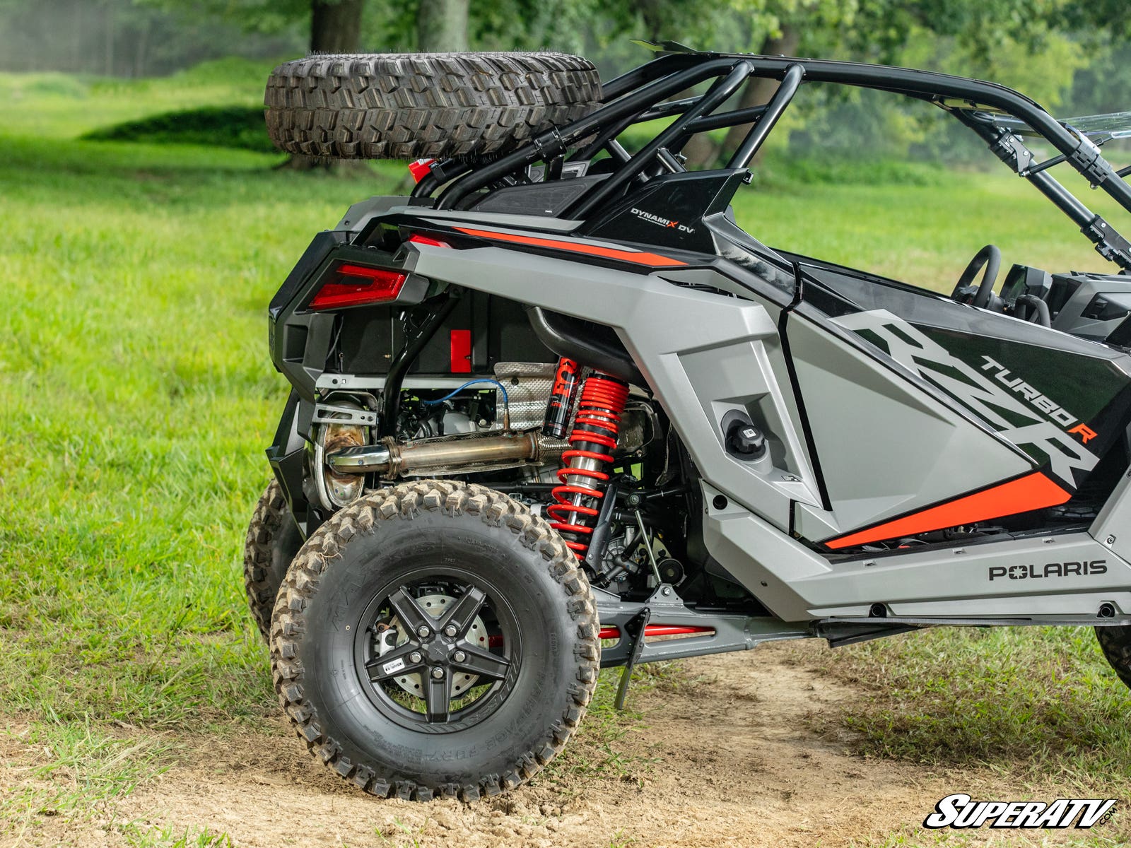 SuperATV Polaris RZR Turbo R Spare Tire Carrier - Image 6