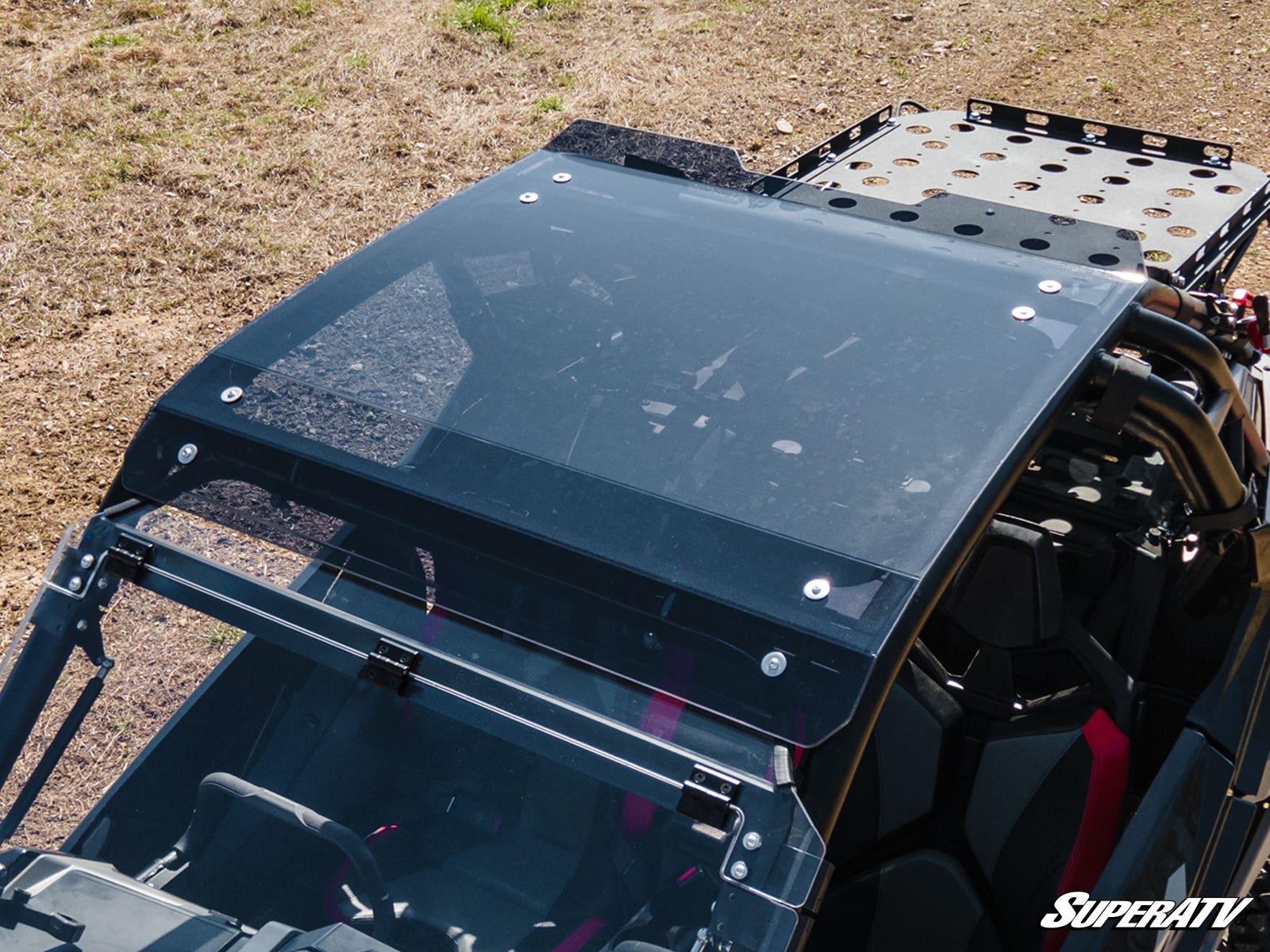 SuperATV Polaris RZR Turbo R Tinted Roof - Image 2