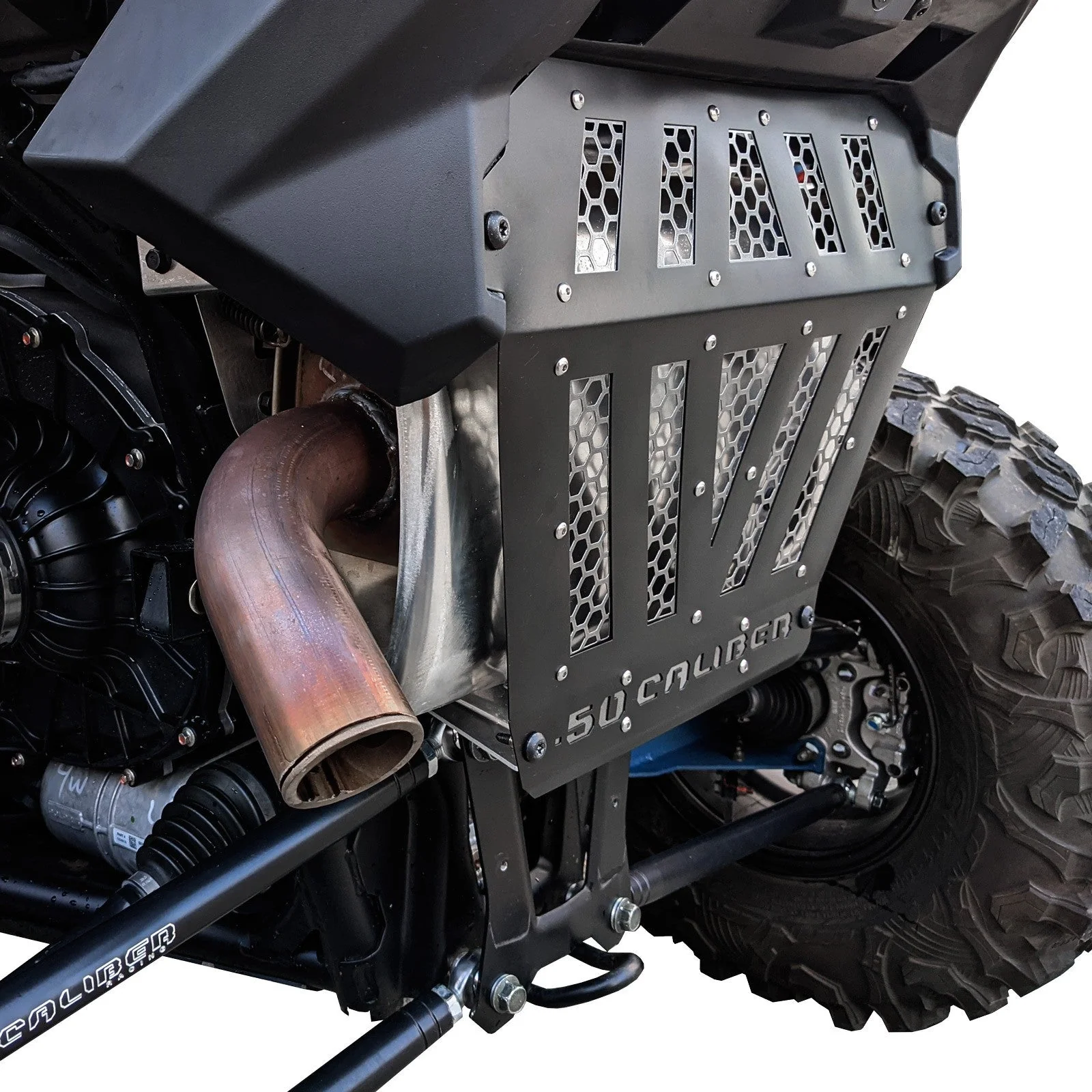 Polaris RZR Turbo R Vented Exhaust Cover - Image 3