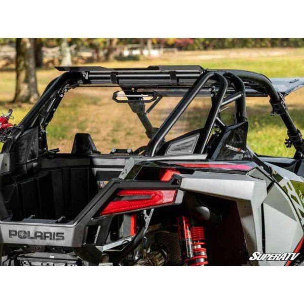 Polaris RZR Turbo R Vented Rear Windshield - Debris Protection + Airflow Control (2022+) - Image 4