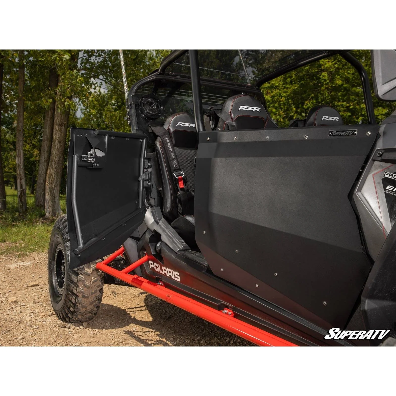 Polaris RZR Turbo S Aluminum Doors - Enhanced Protection + Comfort (2018+) - Image 9