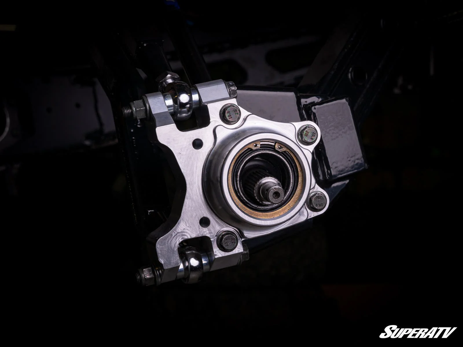 SuperATV Polaris RZR Turbo S Billet Rear Knuckles - Image 2