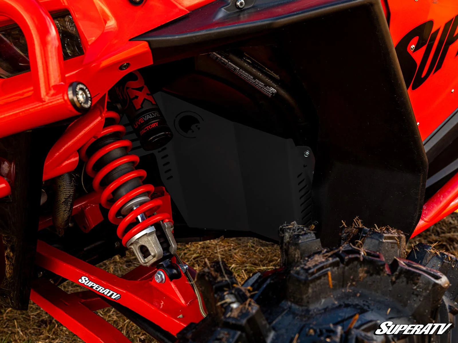 SuperATV Polaris RZR Turbo S Inner Fender Guards - Image 4