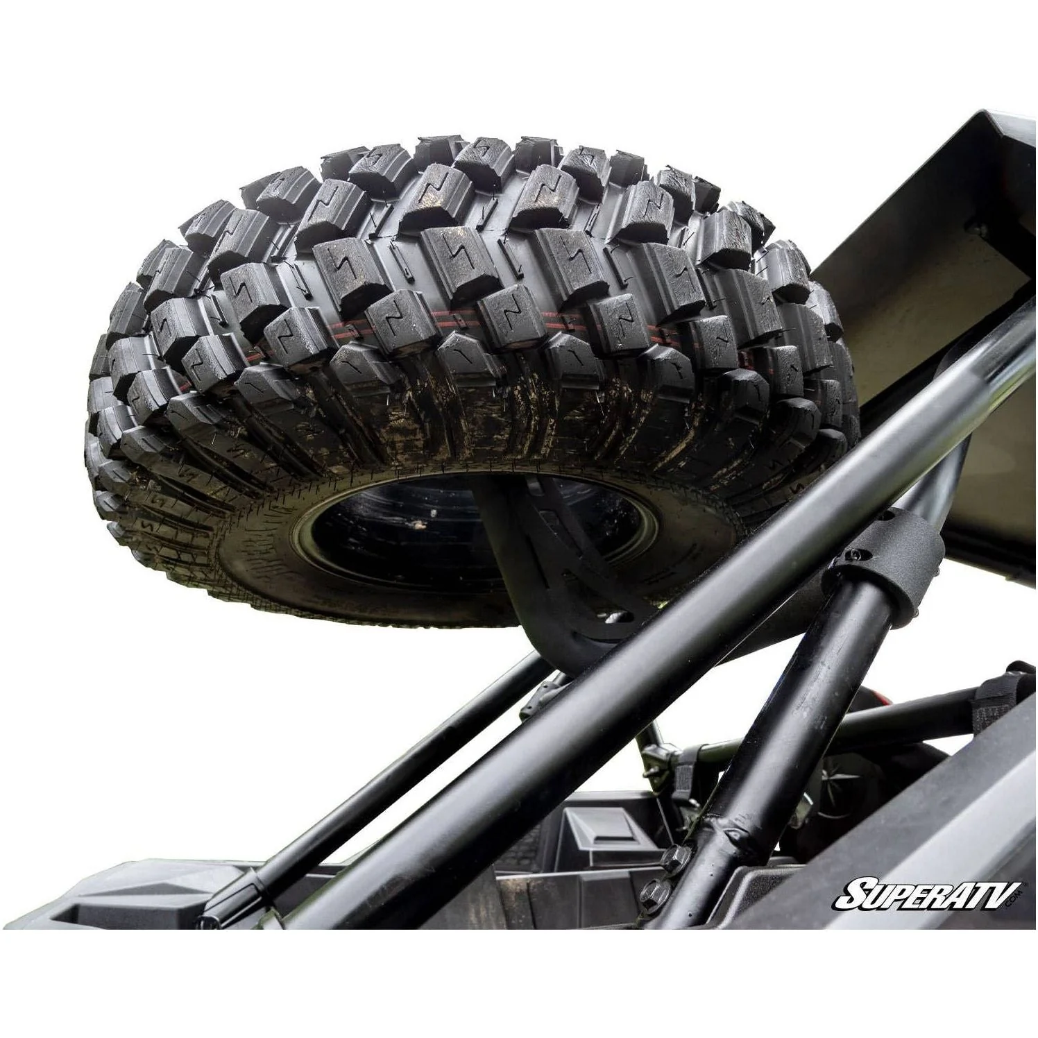Polaris RZR Turbo S Spare Tire Carrier - High Visibility + Hassle-Free Installation (2018+) - Image 4
