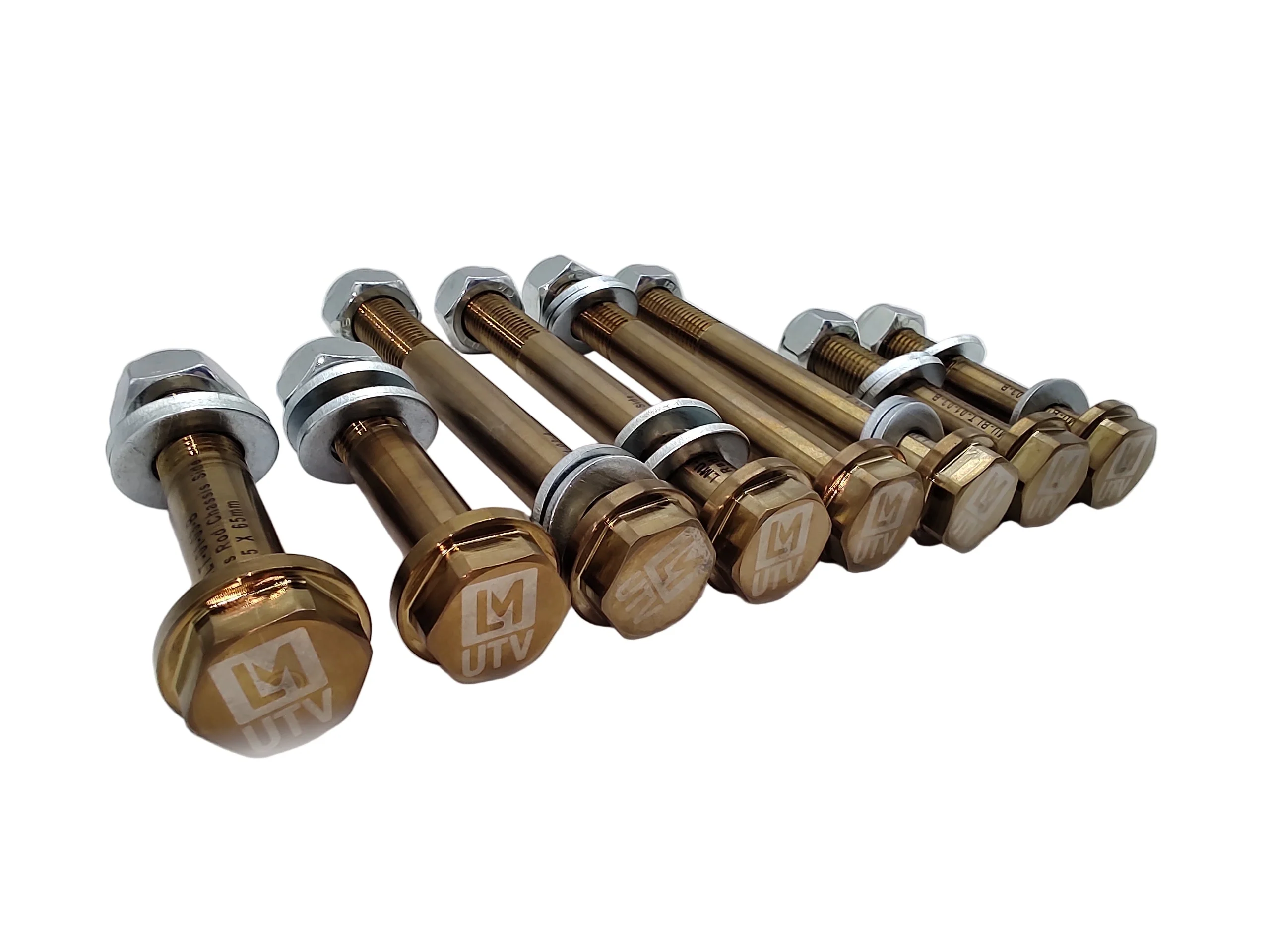 Polaris RZR TurboS High Strength Rear Radius Rod Bolt Kit - Image 2