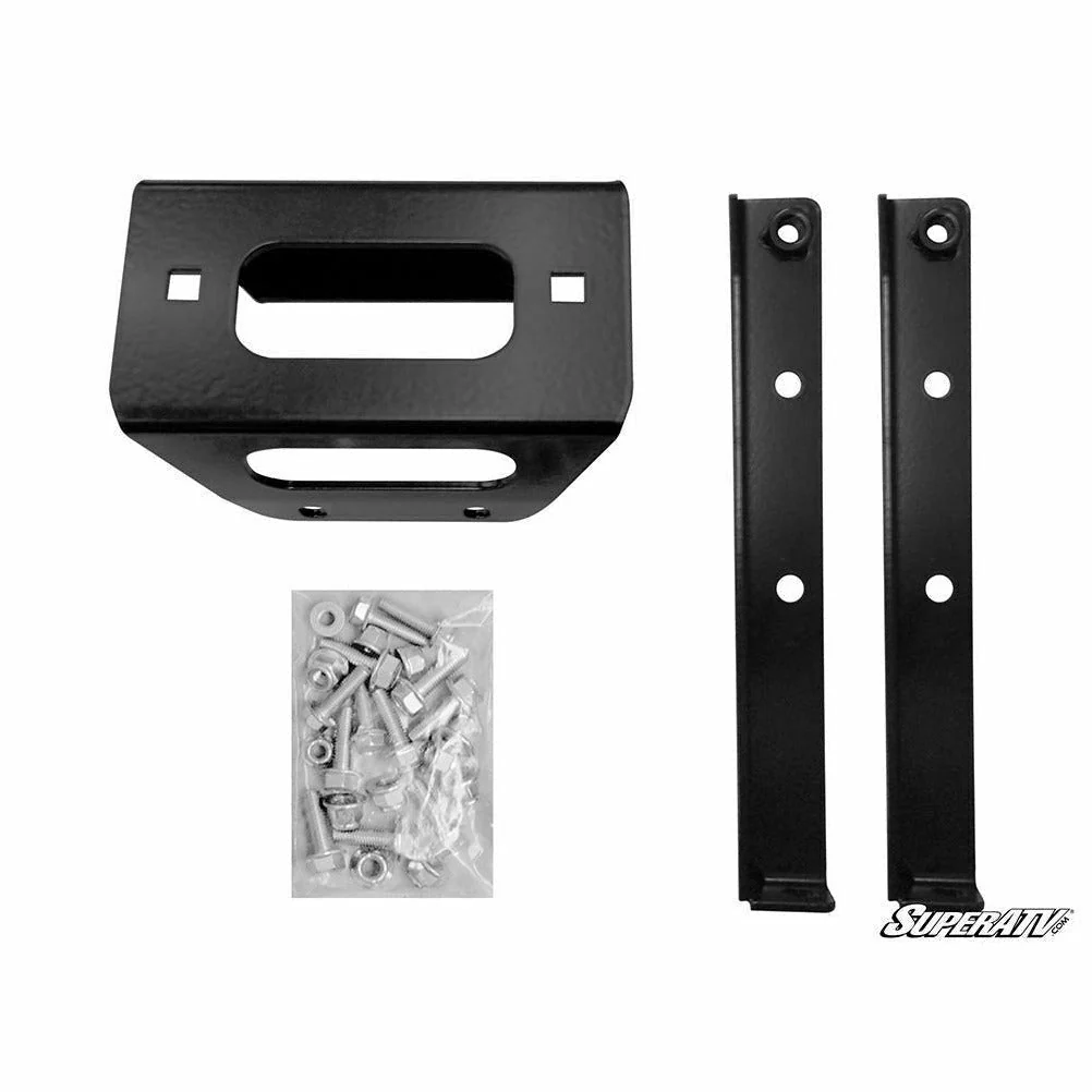 Polaris RZR Winch Mounting Plate and Winch - Heavy-Duty Steel + Corrosion Resistance (2008-2017) - Image 4
