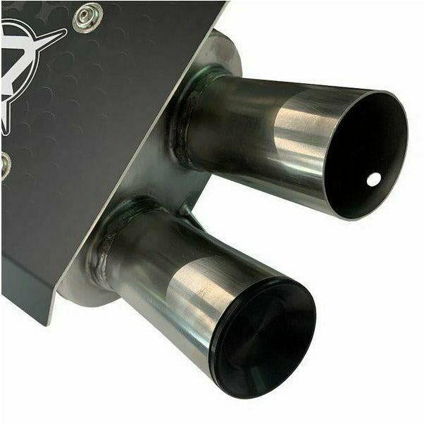 Aftermarket Assassins Polaris RZR XP 1000 & RS1 Stainless Slip-On Exhaust - Image 3