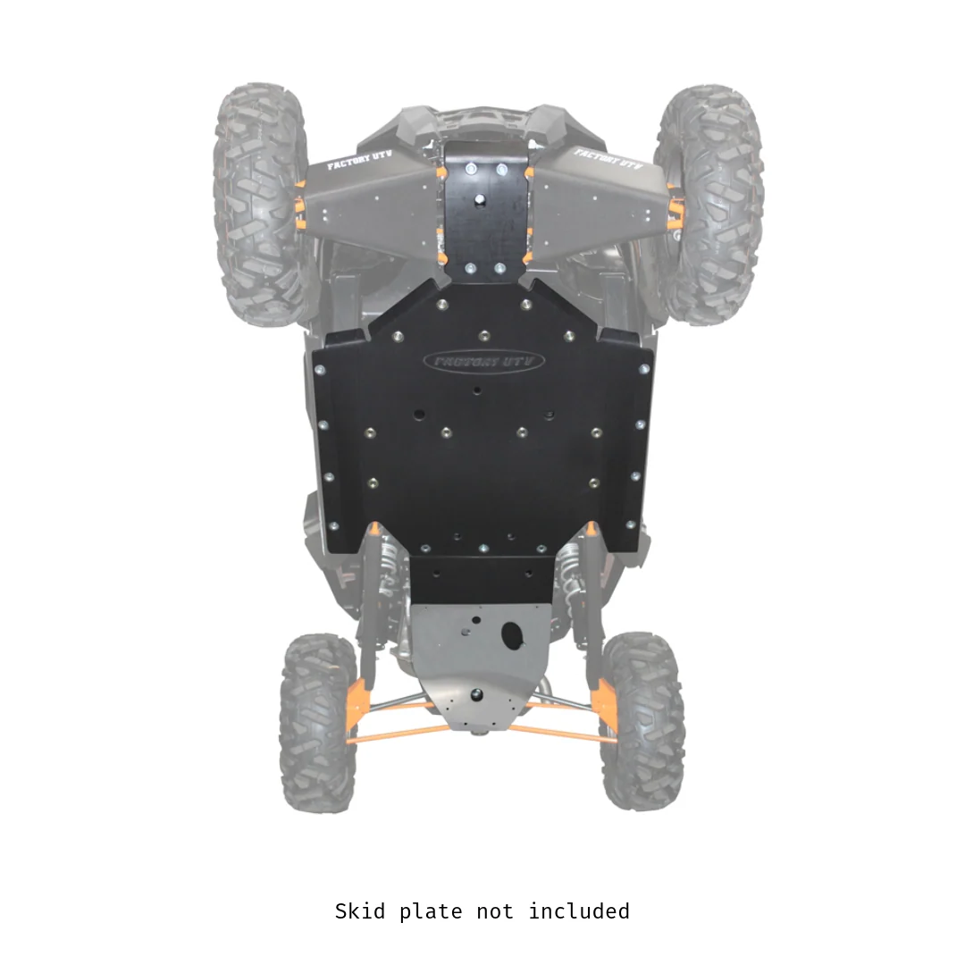 Polaris RZR XP 1000 & XP Turbo X-Brace for UHMW Skid Plate - Image 2
