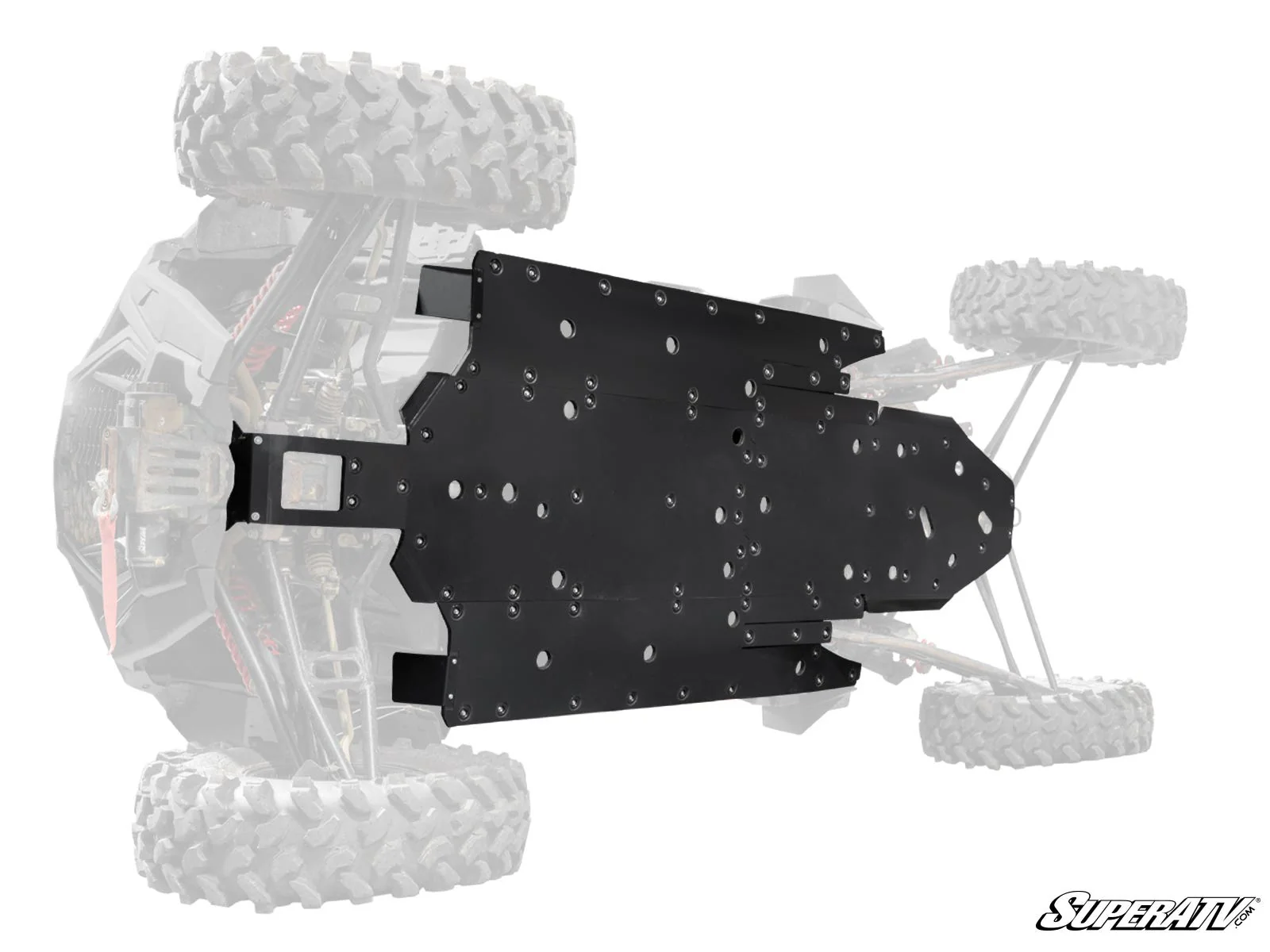 SuperATV Polaris RZR XP 4 Turbo Full Skid Plate