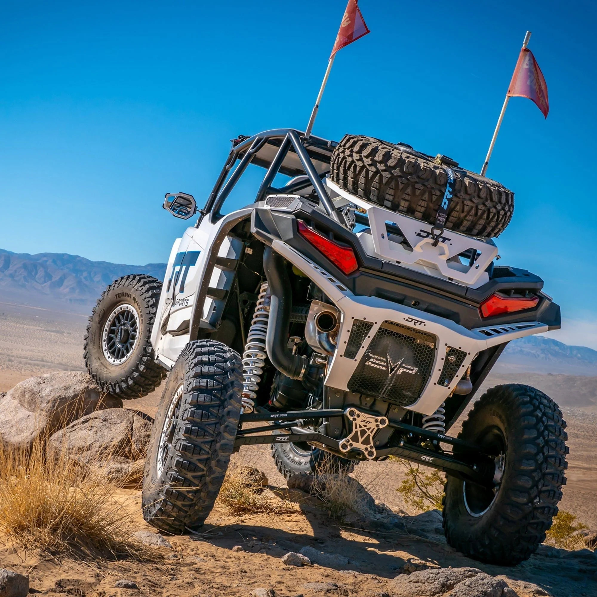 DRT Motorsports Polaris RZR XP Billet Aluminum High Clearance Radius Rod Set - Image 9