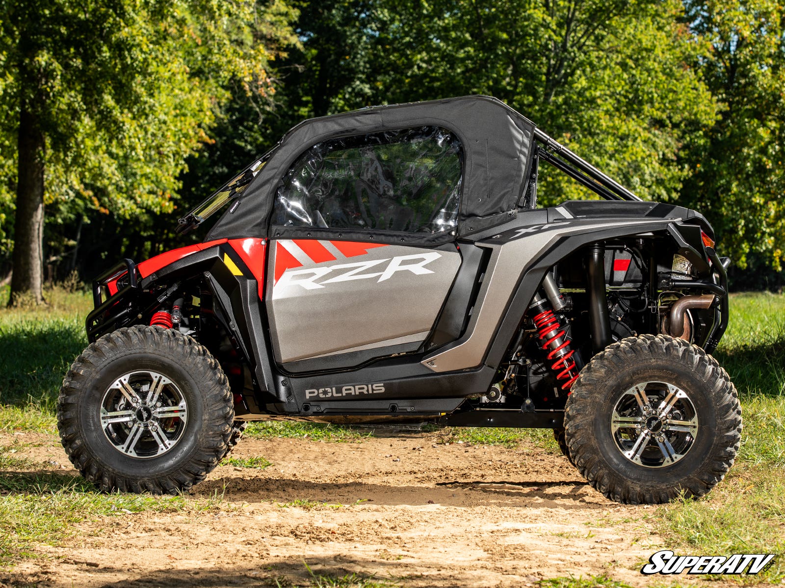 SuperATV Polaris RZR XP Primal Soft Cab Enclosure Upper Doors - Image 4