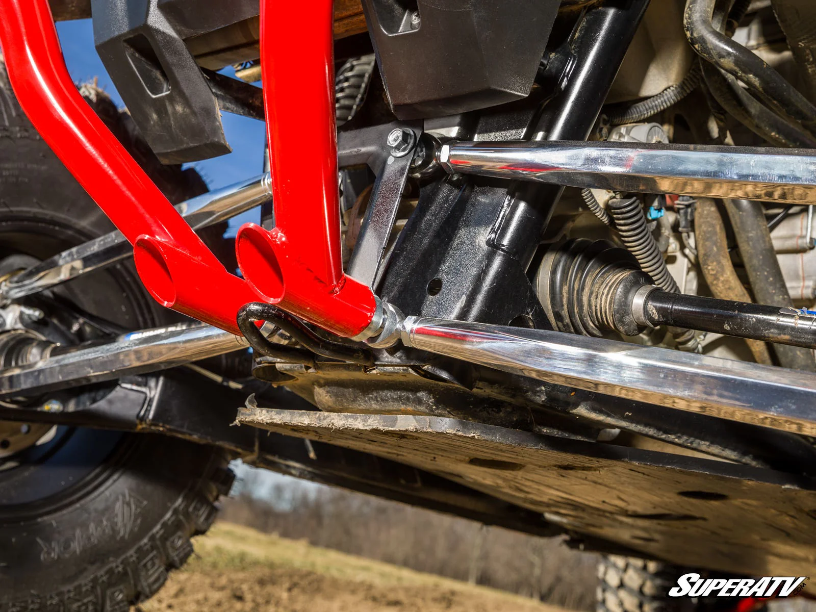 SuperATV Polaris RZR XP Turbo Billet Aluminum Radius Arms - Image 5