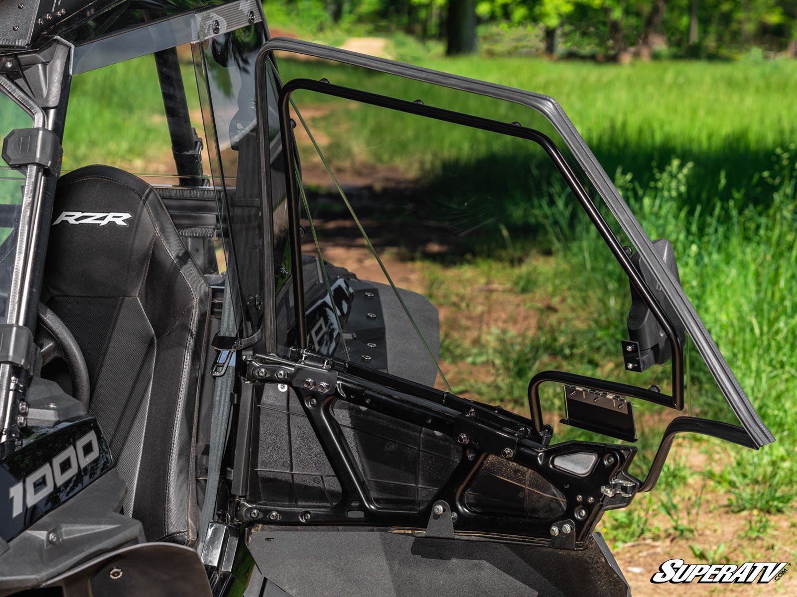 SuperATV Polaris RZR XP Turbo Hard Cab Enclosure Upper Doors - Image 8