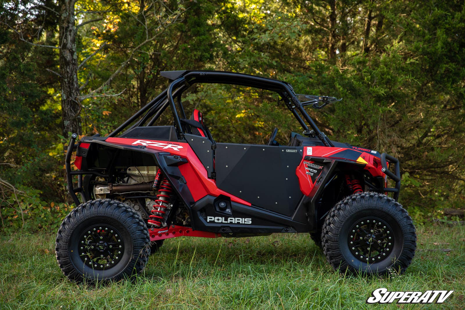 SuperATV Polaris RZR XP Turbo S Aluminum Doors - Image 2
