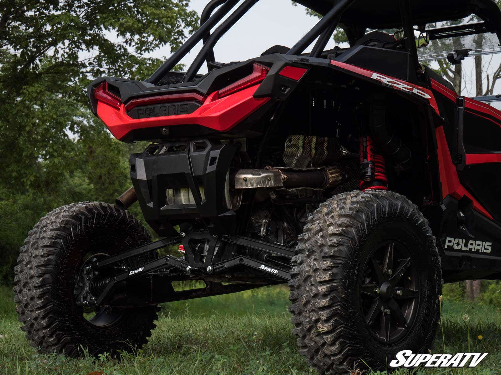 SuperATV Polaris RZR XP Turbo S Boxed High Clearance Radius Arms - Image 4